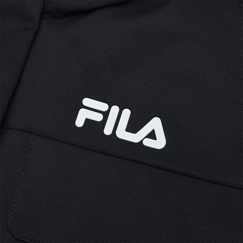 Fila Оригинальная теплая универсальная парка средней длины с капюшоном, пуховик, женская верхняя одежда, черный F11W449911FBK