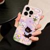 3D чехол для iPhone с изображением цветка дофамина и кота для 16 Pro/17 Pro Max - Ударопрочный, Мягкий чехол