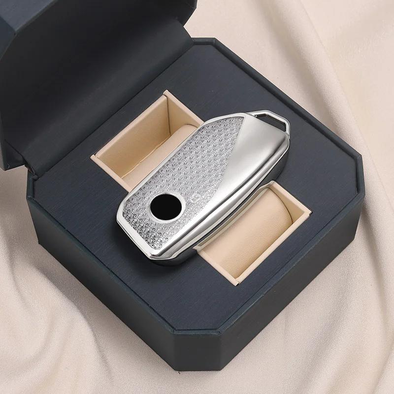 Diamond Texture Luxury For BMW Energy G07 I7 X7 LCI IX I20 X1 U11 7 Series G70 G09 XM G81 U06 M3 Remote Key Case Cover Fob