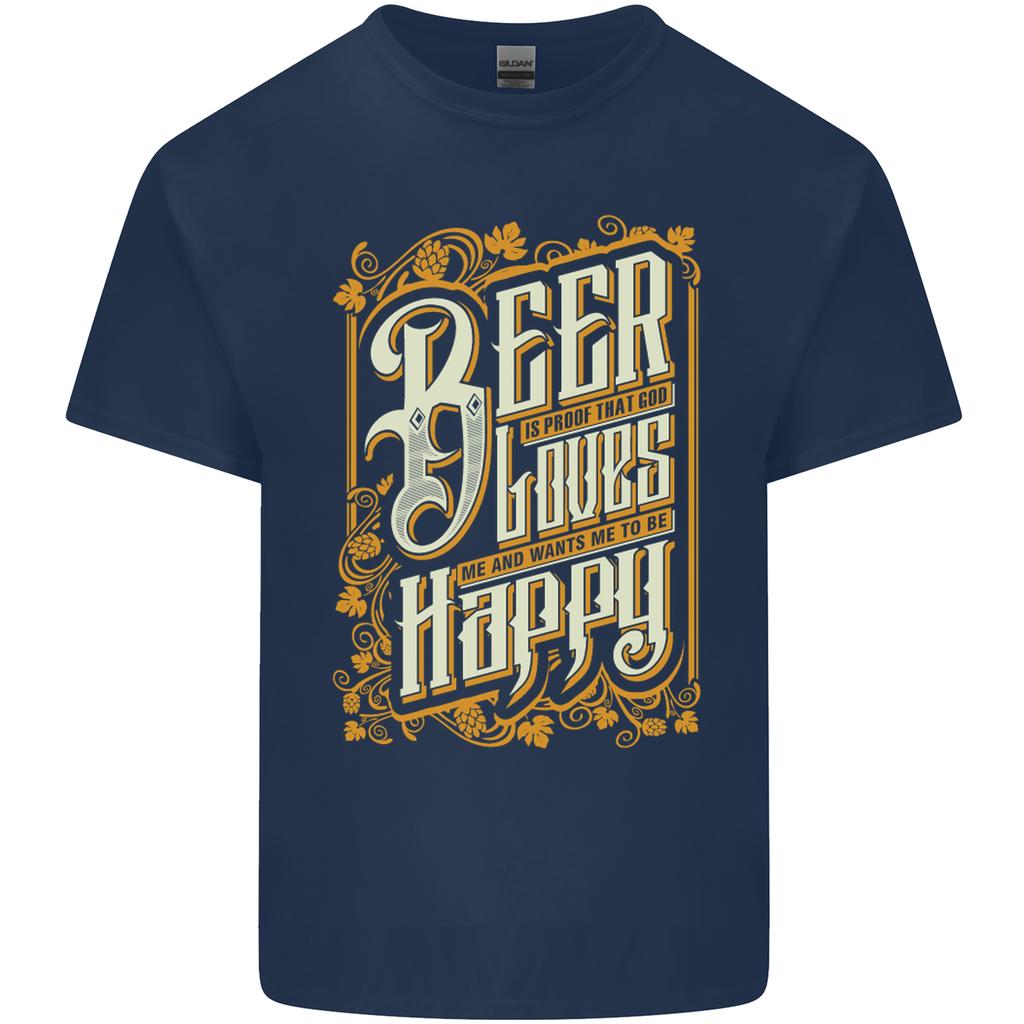 Beer Is Proof That God Loves Funny Alcohol Unisexs Light Cotton TShirt