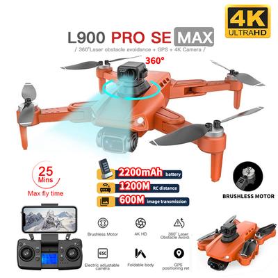 L900 Pro SE MAX Drone 4K Профессиональная камера 5G GPS WIFI 360° Предотвращение препятствий FPV Бесщеточный двигатель RC Квадрокоптер Мини-дрон Игрушка в подарок 1,2 км