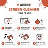 Набор для чистки экрана Идеально подходит для смартфонов iPad Очков Ридера LED ЖК-дисплея ТВ Содержимое продукта 2 Бутылки Премиальная ткань x 2 унции Онлайн-упаковка WHOOSH!