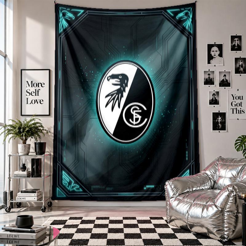 SC Freiburg FC Wall Tapestry Home Decor Wall Hanging Cloth for Bedroom Living Room Background