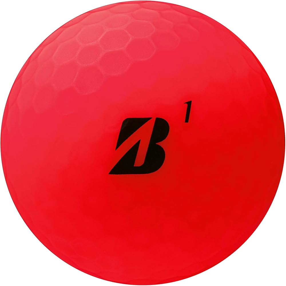 Мячи для гольфа Bridgestone TOUR B JGR, упаковка 12 шт., матовый красный, модель 2025 г.