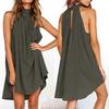 H2Orchard Womens Holiday Irregular Dress Ladies Summer Beach Sleeveless Party Dress