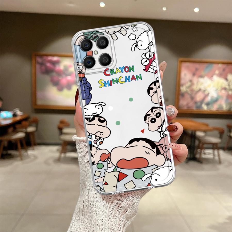 Soft Phone Cover Case for Honor X8b X9b 90 Lite X9a X7b X8a X8 Cartoon Crayons Shinchan