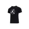 American Retro Round Neck Casual Soft Comfortable Short Sleeve T-Shirt With Alphabet Logo Men Tops Black DV8437-010