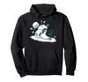 Penguin Sliding Into a Snowman Funny Christmas Winter Hoodie