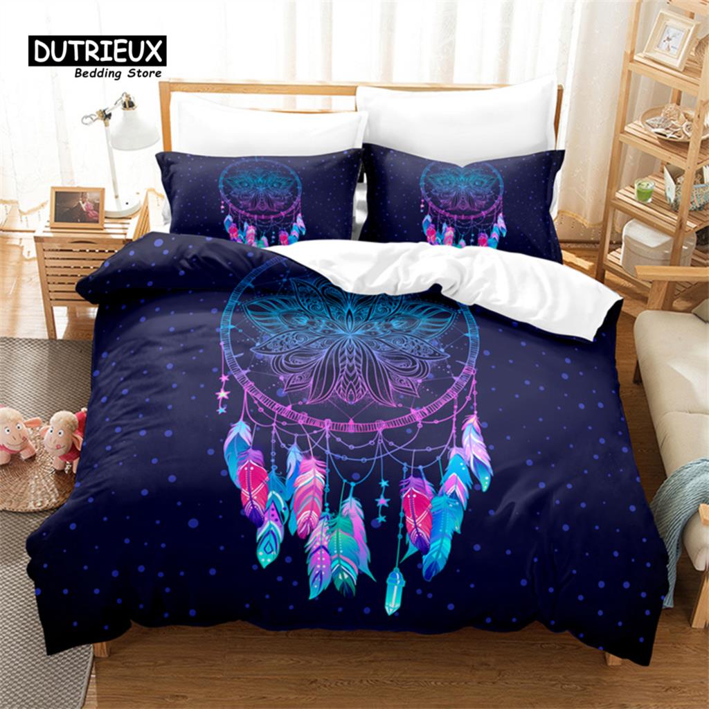 Beautiful Star Sky Bedding Set, Star Sky Duvet Cover Set, 3D Bedding, Digital Printing, Queen Size, Fashion Design
