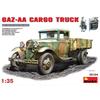 MiniArt Scale WWII German Cargo Truck with 2 Plastic Model Kit MA35124 1/35 GAZ-AA (Captured) Figures,