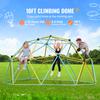 SucceBuy Climbing Dome 6/8/10/12FT Geometric Dome Climber Hammock Swing Jungle Gym Climbing Grip Outdoor Backyard Play Equipment
