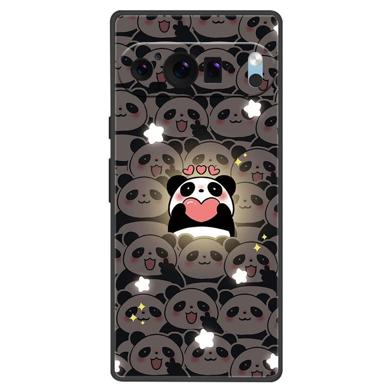 For Google Pixel 9 Pro XL Case Cool Painted Silicone TPU Soft Cover For Googe Pixel 9 9 Pro 8A Cases Black Protective Shells