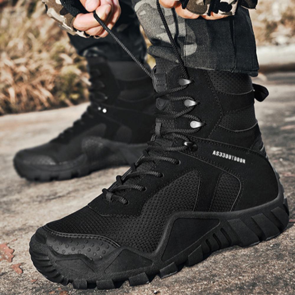 Мужская обувь Ботинки для активного отдыха Ботинки для тренировок Зимние высокие ботинки для бездорожья Ботинки для походов в пустыне