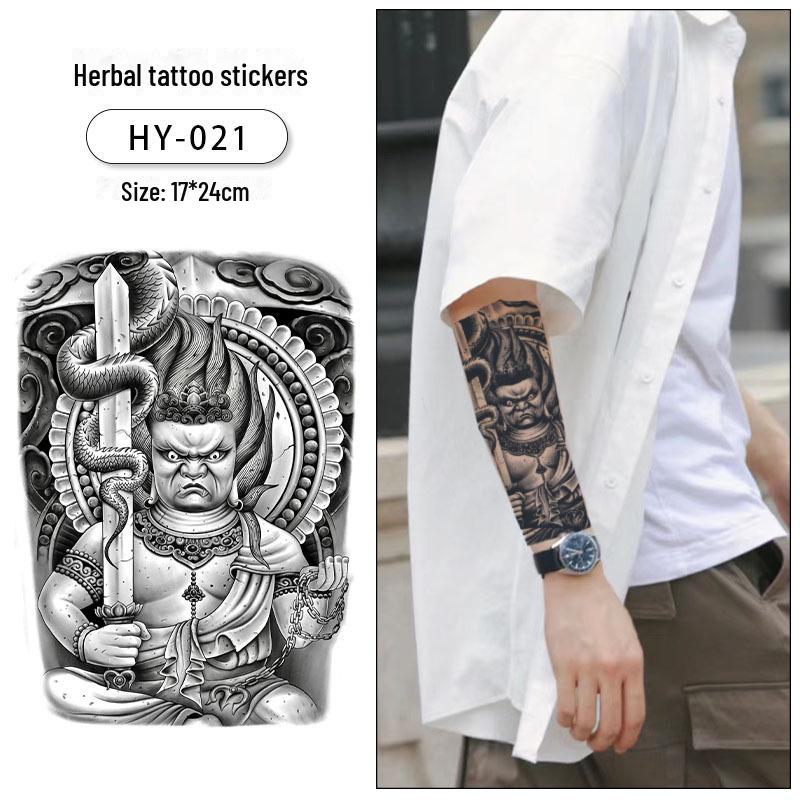 Водостойкие, долговечные наклейки-татуировки с изображением травяных цветов для мужчин и женщин — полуперманентные, неотражающие татуировки на руки и ноги