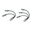 USB Y-разветвитель 2/3 в 1, кабель-разветвитель питания USB, USB-разветвитель Male на Type C Female, для зарядки и передачи данных