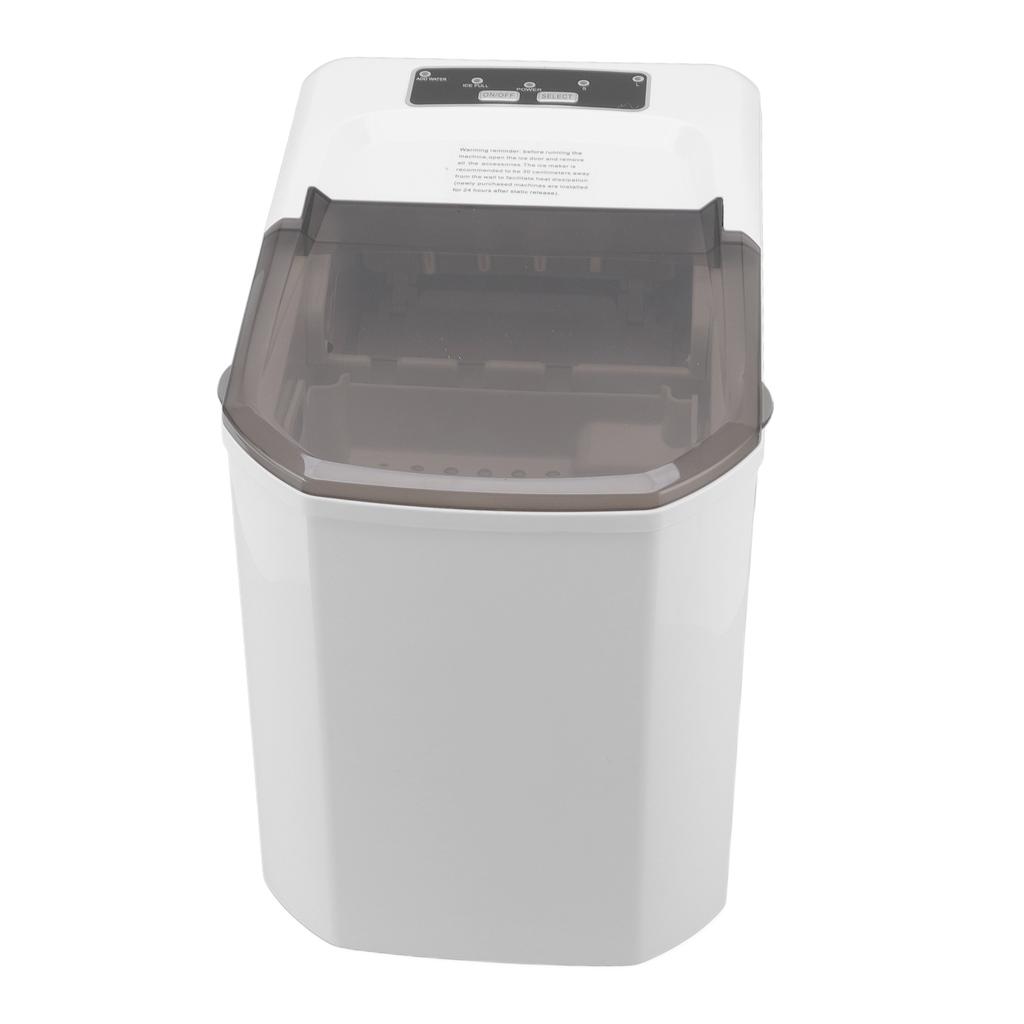 Countertop Ice Maker 160W Full Automatic Edible 9 Ice Cubes In 8 Mins Durable ABS Ice Cube Maker