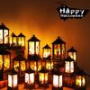 Halloween Simulation Flame Lanterns, Small Oil Lamps, Decorative Props, Bar Scene Arrangement, Tabletop Ornaments, Three-dimensional