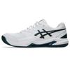 Теннисные туфли 8 1041A408 104 см 2E [ASICS] GEL-DEDICATE мужские (Белый/Саксонский зеленый) 28,0