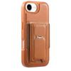 Чехол CASENEO для iPhone 16e со складной подставкой, ТПУ, ПУ кожа, PC-карман, Магнитная крышка телефона, Совместим с MagSafe