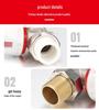 Brass DN20 Manual Thermostatic Valve for Radiator Floor Heating