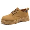 Fashion 2024 Autumn New Men's British Workwear Shoes Casual Shoes Retro Motorcycle Leather Shoes