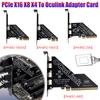 1 шт. Карта-адаптер PCIe в SFF 8611&8612 PCI Express PCI-E X4/X1 Карта-конвертер SSD PCIe X4/X1 SSD в U.2 OCUlink SFF-8612 Адаптер