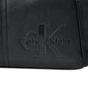 Calvin Klein Элегантная Повседневная Наплечная Сумка для Поездок с Тиснеными Буквами из Синтетической Кожи Женские сумки Космический-Черный 4F3876G-UB1