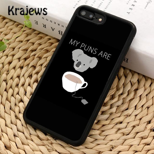 Krajews Funny Animal The koala Phone Case Cover For iPhone 17 Air 16 15 14 plus 11 12 13 pro max coque Shell Fundas
