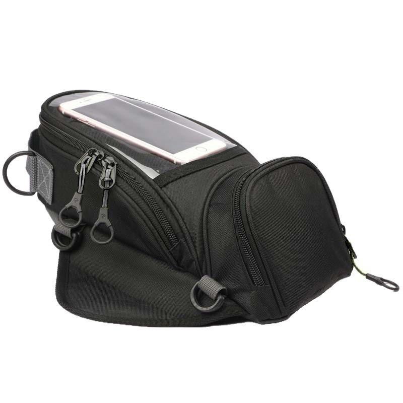Magnetic Motorcycle Tank Bag Waterproof Transparent Phone Touch Screen Pouch Large Capacity Storage Bag Universal for Riding