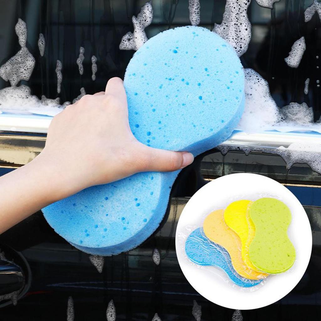 Car Wash Sponge Car Cleaning Sponge Applicator Pads Scratch-Free Scrubber Stain Cleaning Supplies for Exterior Interior Truck RV