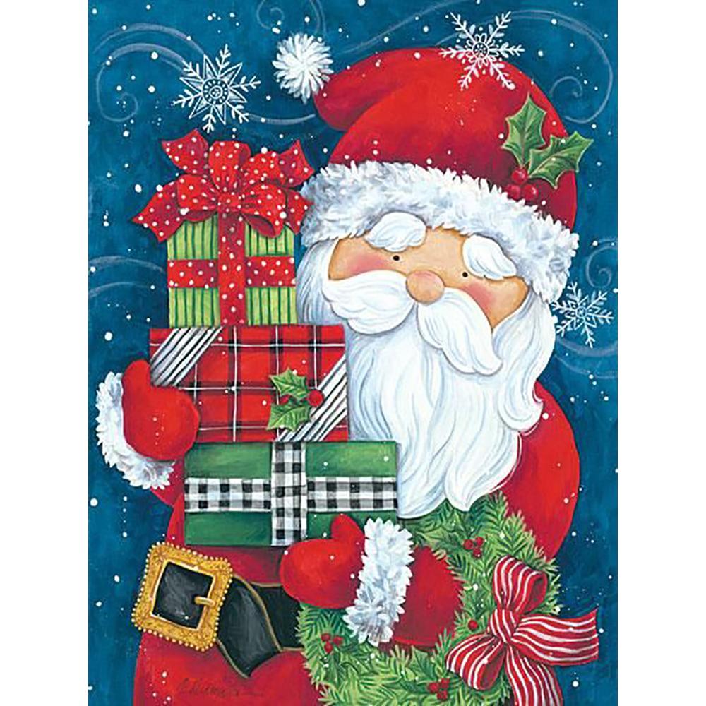 5d алмазная живопись Рождественский медведь шляпа ремесленная полная квадратная Алмазная вышивка крестиком мозаика с изображением животных Рождественская настенная живопись