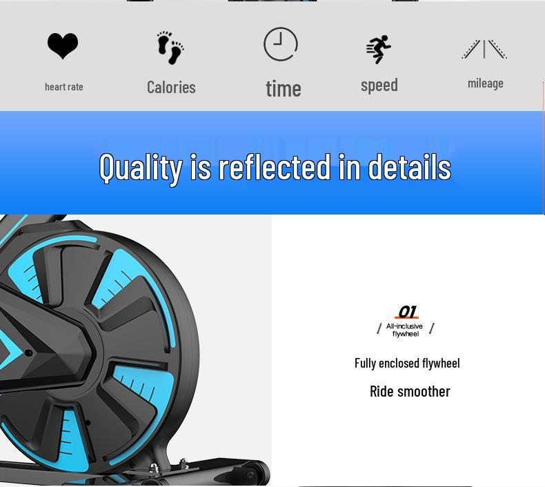 Динамичный велотренажер для дома - Спортивное фитнес-оборудование Велосипед