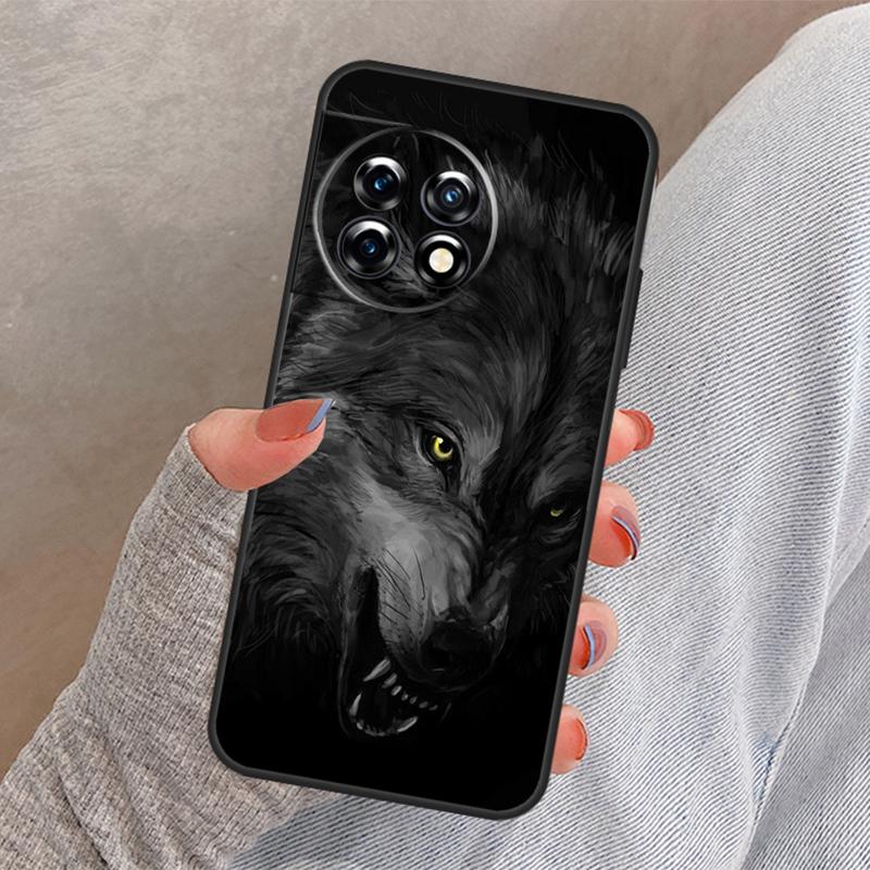 Чехол 'Злой Волк' для OnePlus Nord 4 3 CE 2 Lite N20 N10 N30 OnePlus 8T 10T 13 13R 12 12R 11 10 Pro