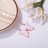Fashion Korean Butterfly Pendant Vintage Charm Chain Pendant Necklaces Women Wedding Party Jewelry Accessories