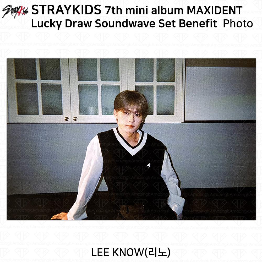 Stray Kids 7-й мини-альбом Maxident SoundWave 1-й розыгрыш фотокарточки KPOP