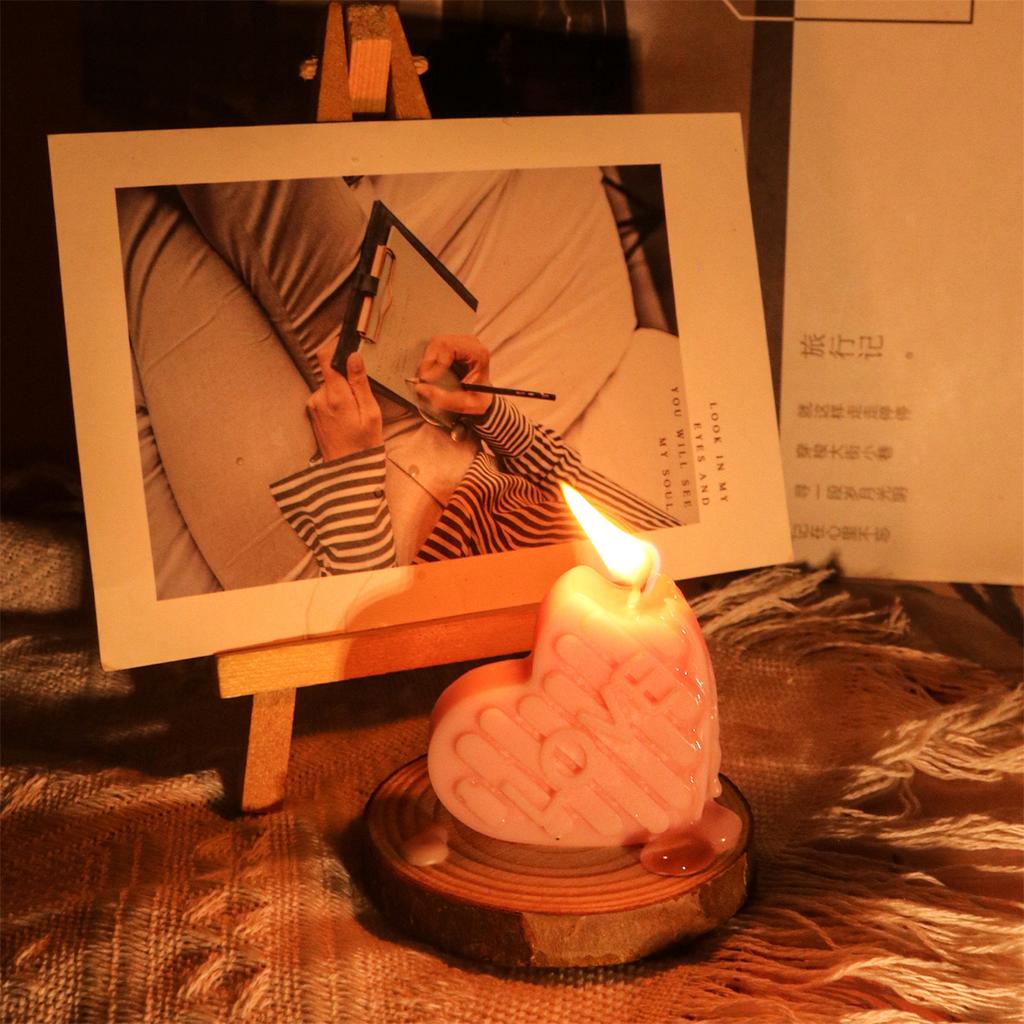 Different Heart Silicone Molds Epoxy Resin Mold DIY Scented Candle Mold Table Ornament Making Tool for Making Craft