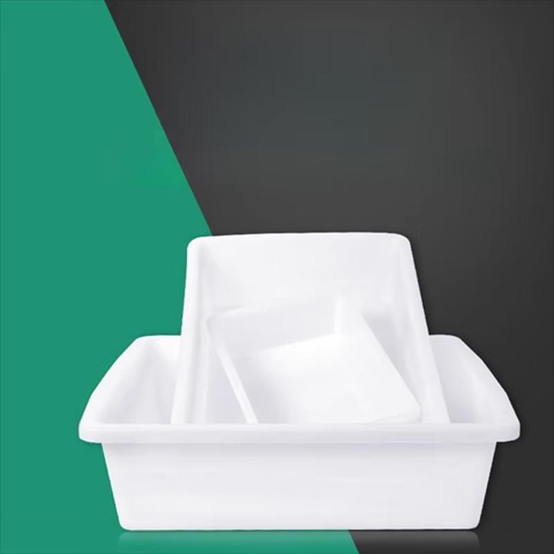 Lainuo 10-Pack White Plastic Storage Box Set