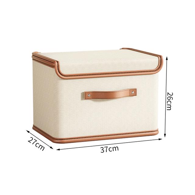 Ящик для хранения одежды большой емкости, тканевый складной ящик для хранения одеяла с крышкой, утолщенная полипропиленовая пластина для домашнего общежития