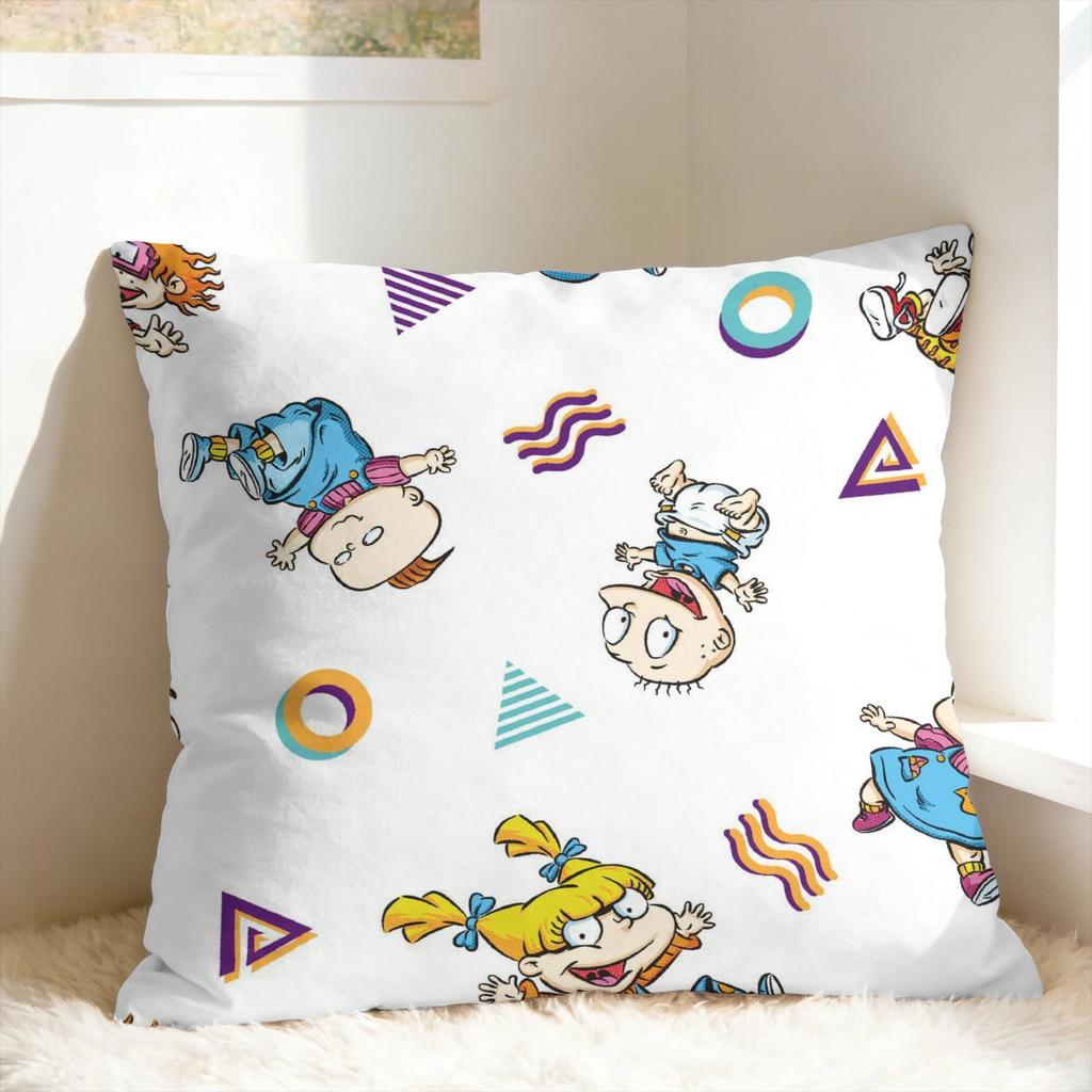 R-Rugrats Susie Carmichael Print Pillowcases Cute Funny Pillow Case For Living Room Sofa Print Pillow Cover
