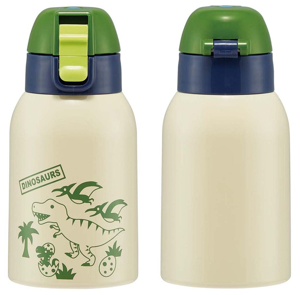 Skater Бутылка для воды Динозавр 400 мл для детей с крышкой для мальчиков KSTCH4-A