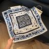 New 71 * 71cm Korean version small square scarf women's silk scarf spring and summer thin sunscreen scarf neck protection tied bag headband scarf
