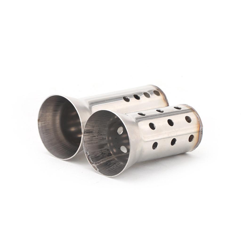 Motorcycle Parts Exhaust Pipe Muffler Compatible with HONDA 51mm Honeycomb Low Tone Noise Reduction Plug for Large Displacement