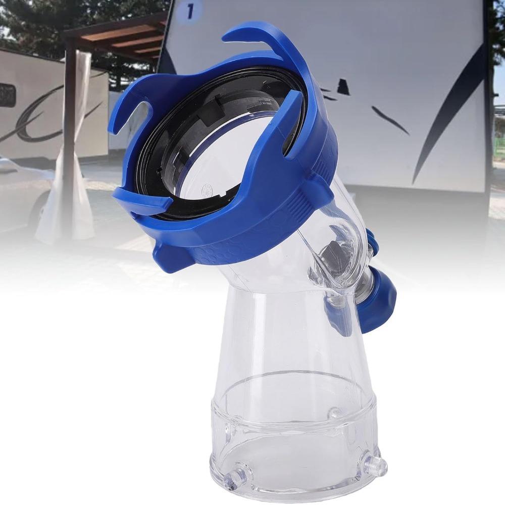 Backflow Preventer Sewer Hose Adapter Transparent Window Waste Tank Flush Valve Sewer Connection