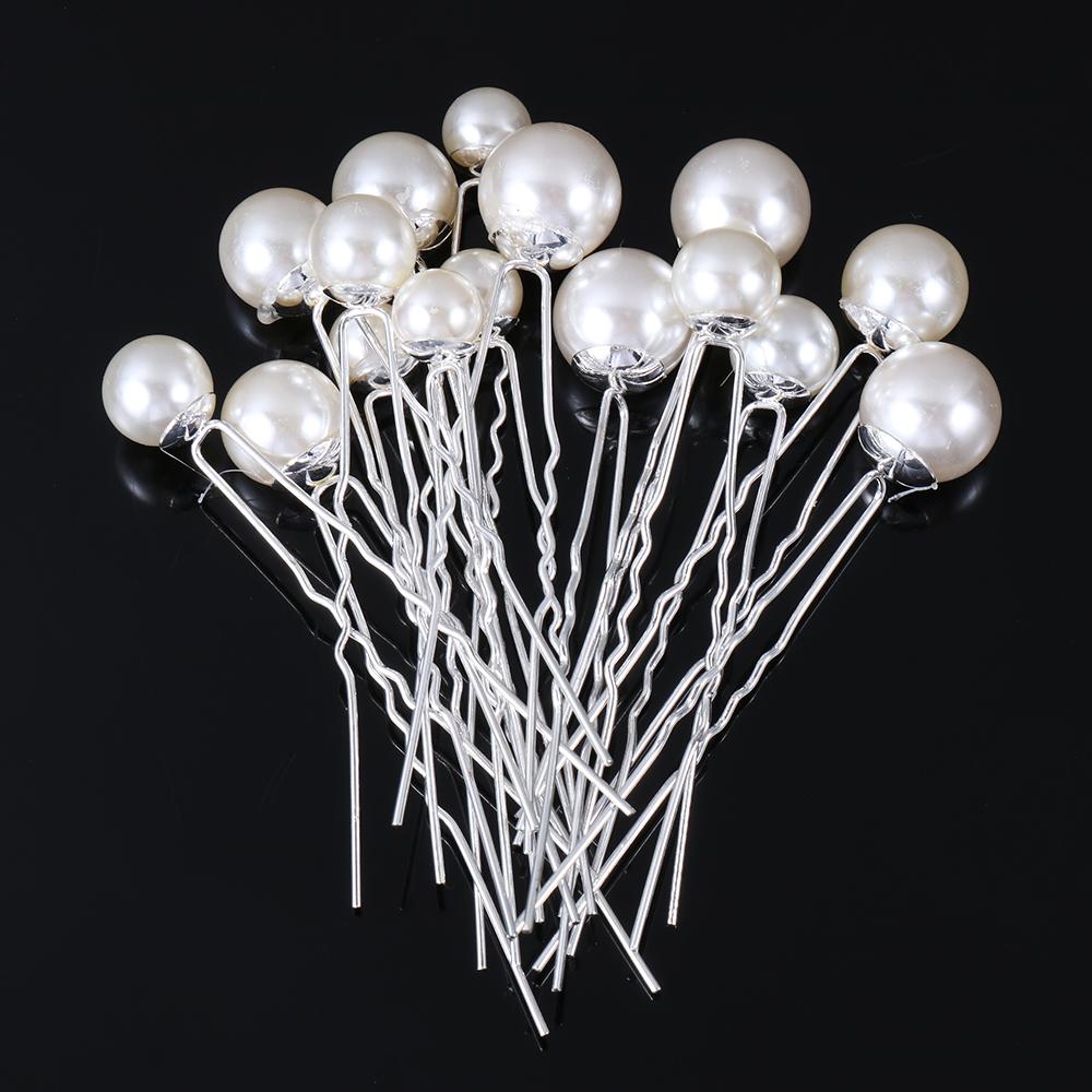 Hairstyle Design Tools Accessories Pearl Hair Stick Headwear Pearl Hair Pins U Shape Hair Clip