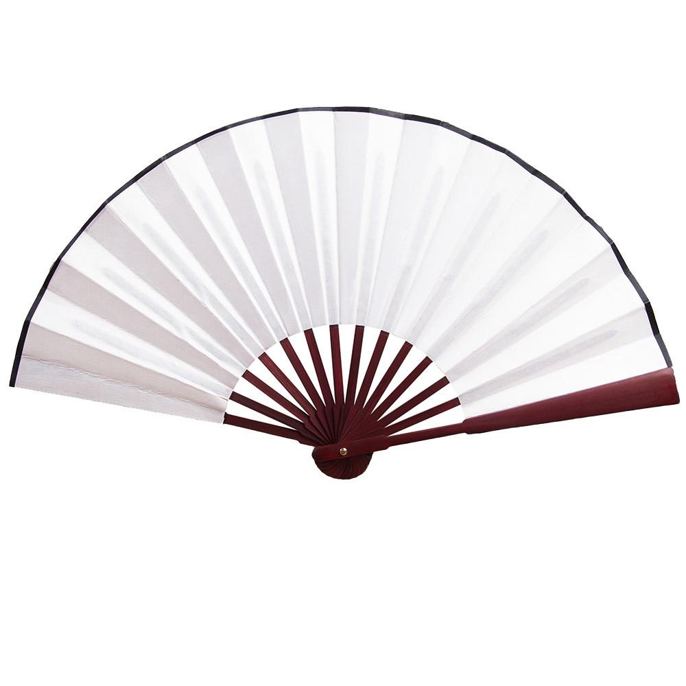 Ручной китайский цветочный кружевной шелковый складной веер унисекс для свадебных танцев веер