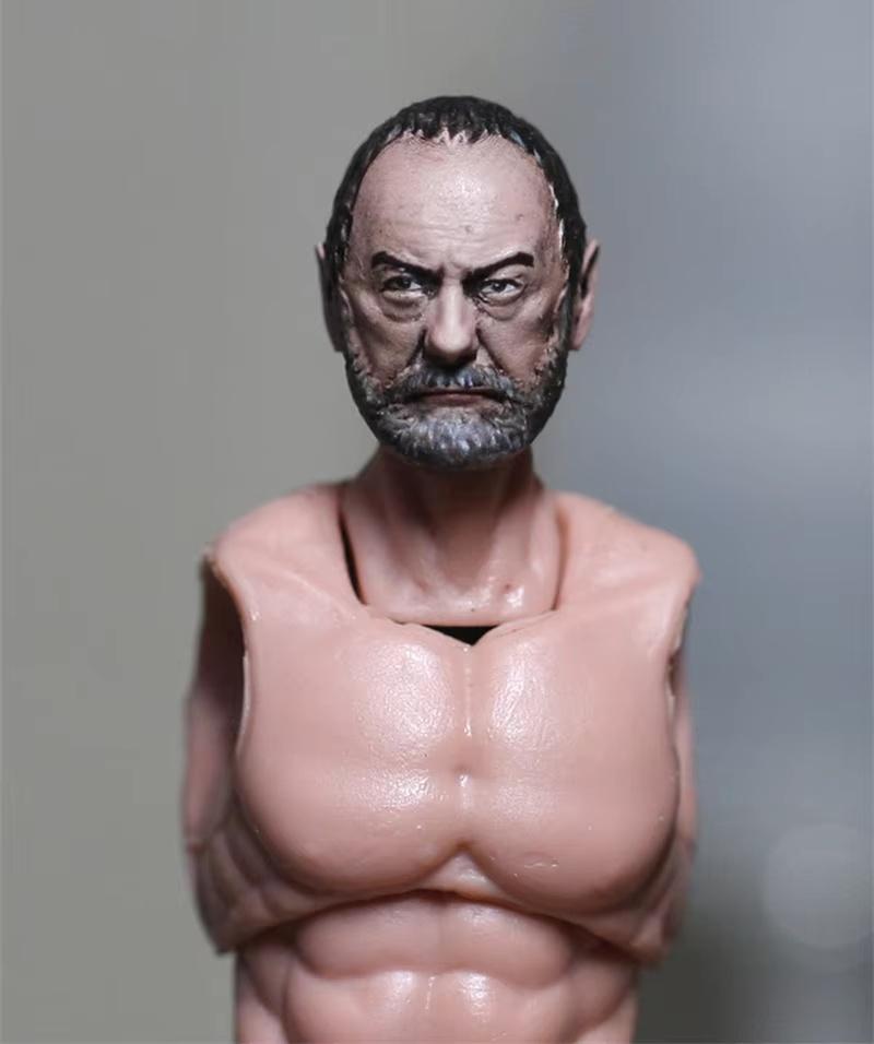 1/18 Scale Female Male Soldier Painted Resin Head Sculpt Classic Film Television Characters Fit 3.75''Action Figure Model Toys