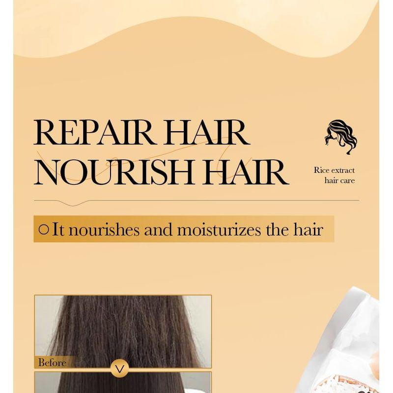 BIOAQUA - Маска для волос из сырой рисовой мякоти 400 г