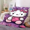 1 шт. Плед Hello Kitty Легкий фланелевый плед для дивана, кровати, путешествий, кемпинга, гостиной, офиса, дивана, кресла