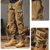 Мужские брюки-карго JAYSCE с несколькими карманами, зимние флисовые теплые брюки в стиле милитари, мужские уличные тактические брюки для мужчин, брюки-карго Y2k