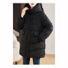 Winter Women Hooded Jackets Thicken Warm Padded Coats Casual Long Parkas Clothes Loose Outerwear